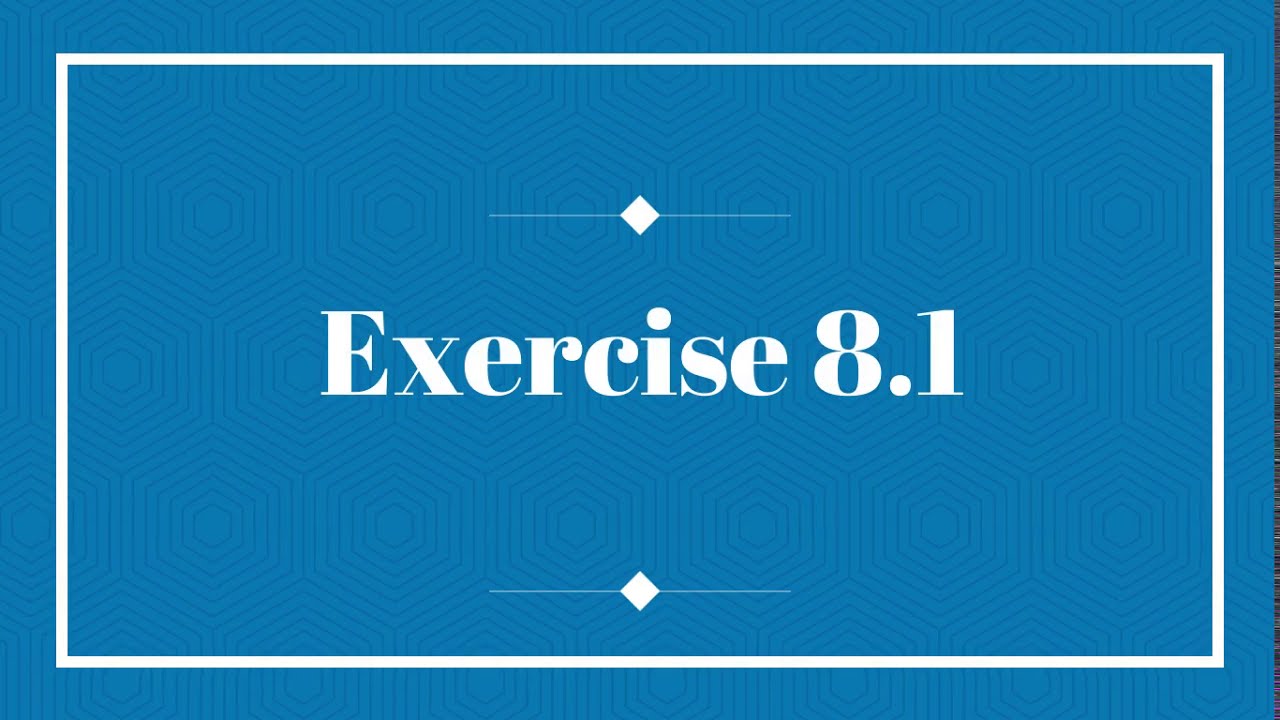 P2 ||Exercise 8.1 || Chapter 8 || Class 10 - YouTube