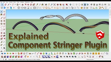 SketchUp  Component Stringer Plugin explained.