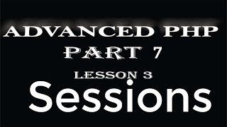 php tutorial Advanced PHP hindi part 7 Sessions
