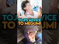 JJK: Toji's Advice to Megumi is Absolutely INSANE | #jujutsukaisen #animeshorts #jjk #tojifushiguro