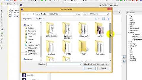 Đọc ID trên Texstudio - Lê Đình Mẫn