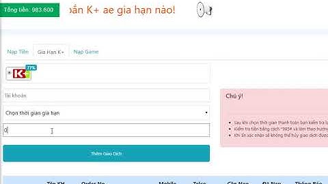 Hướng dẫn nạp nhanh TKC Thanh toán cước CHIẾT KHẤU CAO