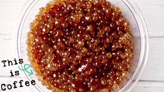 How to make Coffee Caviar | Molecular Gastronomy Style Espresso Bubbles