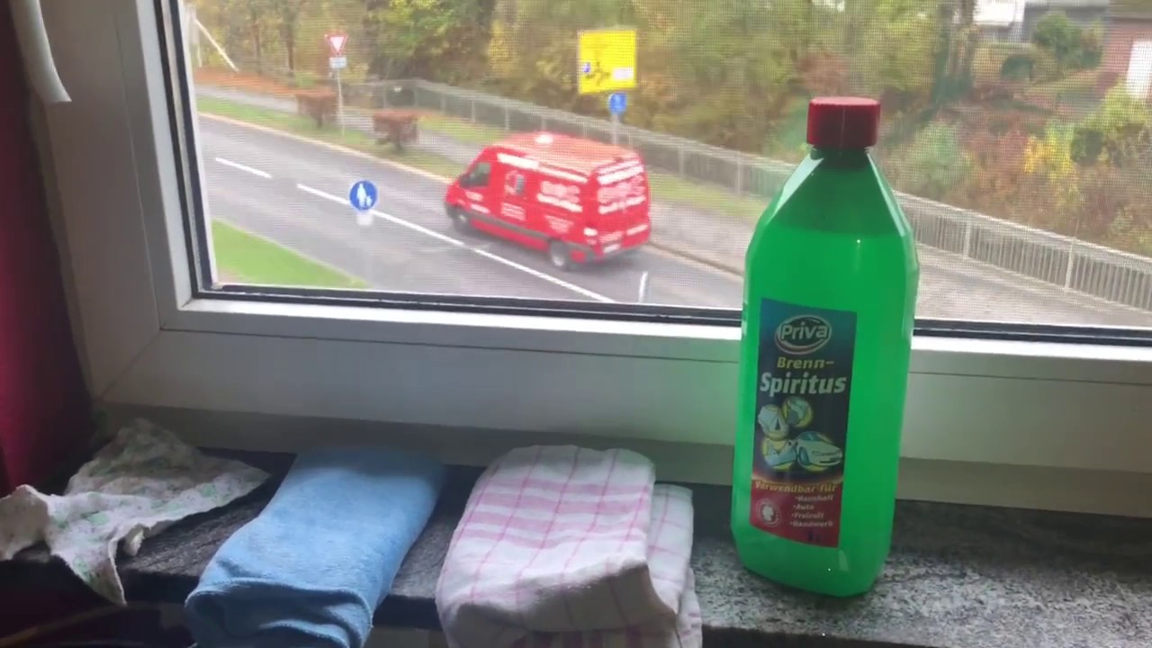 Fensterputzen Sehr Gunstig Mit Brenn Spiritus Hauswirtschaft Anleitung Youtube