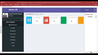 Laravel Student Information System Part 37 ( Student Profile ) Integrating AdminLte Template