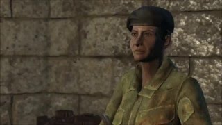 Fallout 4 Sentry Bot Fight at The Castle Vault