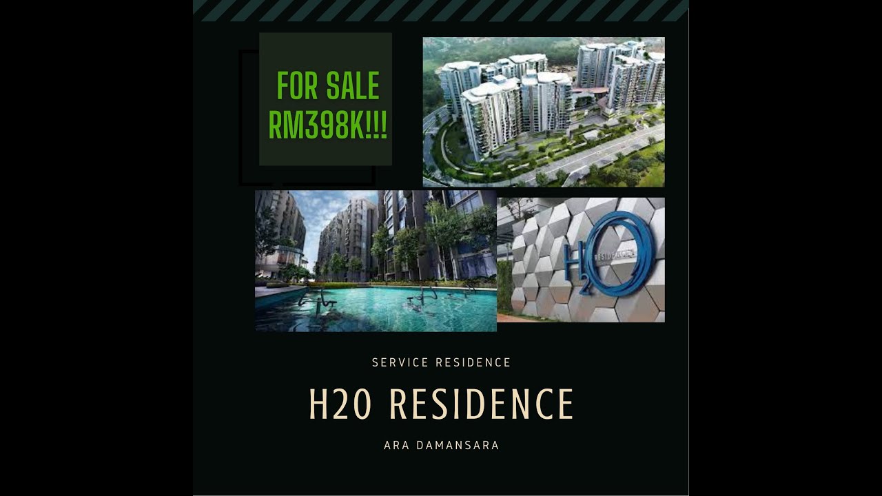 Fully Furnished Unit At H2o Residence Ara Damansara For Sale Youtube