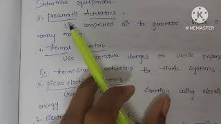 List the common actuators used in IOT || internet of things