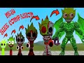 NEW UPGRADED EVOLUTION SIZE COMPASION OF ALL PHASES OF LIME SPRUNKI In Garry's Mod