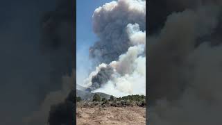 Human-caused wildfire burns 4,700 acres, threatens structures near Eureka