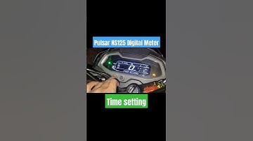 Time setting in Pulsar NS125 Digital Meter #pulsarns125 #ns125 #ns160 #ns200 #n160 #n160pulsar #n125