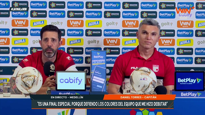 Rueda de prensa de Santa Fe previa a la final vuelta de la Liga BetPlay Dimayor 2025-I