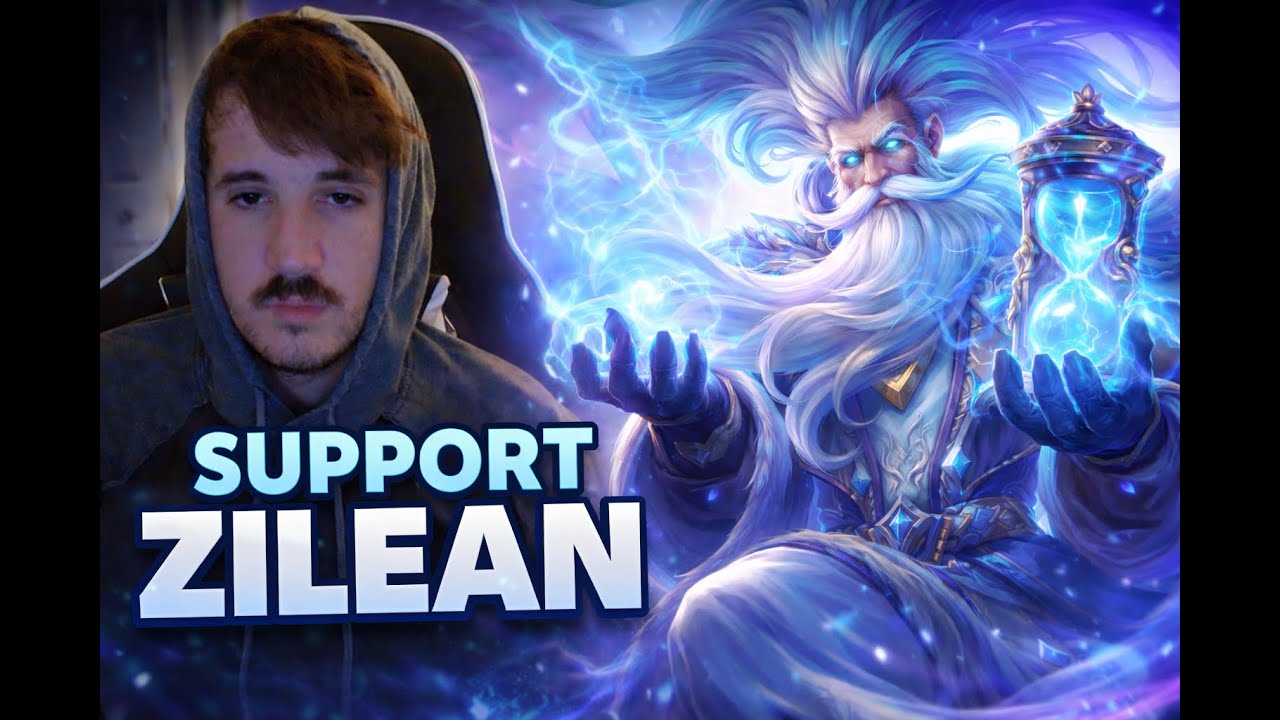 Rank 20 Zilean NA in bot lane like his life depends on it