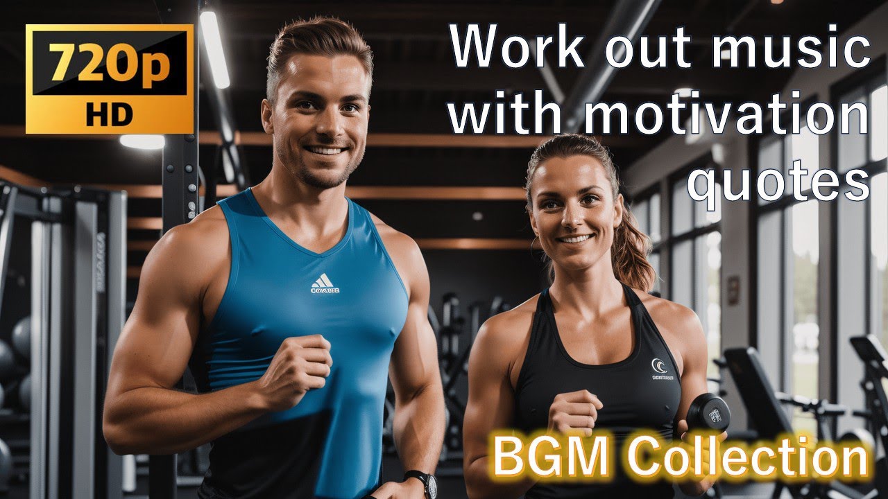 Work out music with motivation quotes ; BGM collection: Hard core, Beat, Heavy metal, Rock
