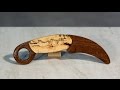 Making a Wooden Karambit Without Power Tools Making a Wooden Karambit Without Power Tools