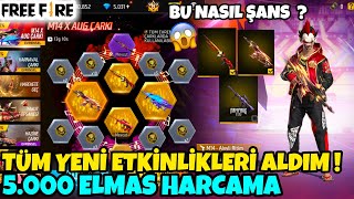 Yeni̇ Etki̇nli̇k M14 X Aug Çarkini Fulledi̇k - 5.000 Elmas Harcadik - Elmas Harcama Free Fi̇re