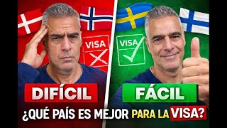 Visa Schengen: ¿Dinamarca, Noruega, Suecia o Finlandia? ¿Cuál es más fácil?