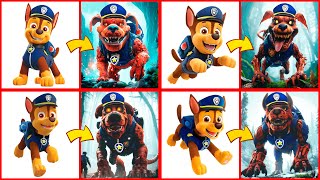 PAW PATROL as MONSTERS 2 - All Characters (Compilation)