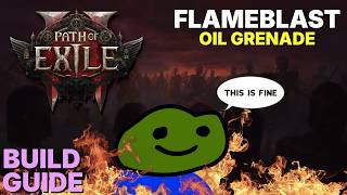 POE2 - 0.5.5 - Gemling Flameblast Oil Grenade