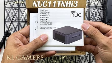 intel NUC KIT NUC11TNHi3 Unbox installation RAM SSD Windows 10 Performance Test