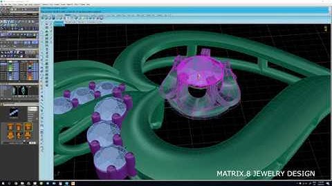 How to make 3D gemvision jewelry design matrix 8..PART.2 FINAL