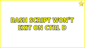 Bash script won
