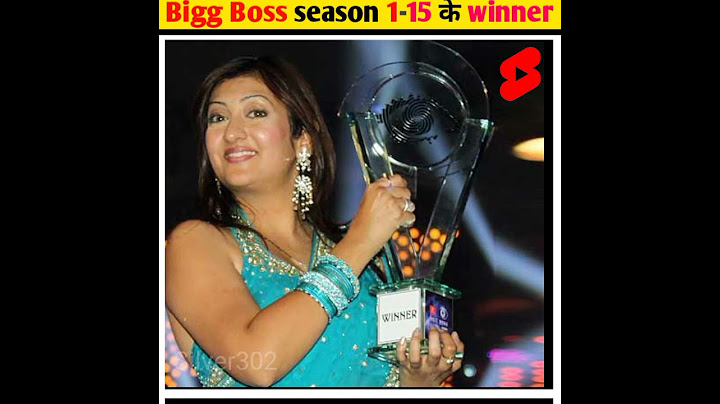 बिग बॉस के 1 से 15 के विनर | Bigg Boss season 1-15 Winner | Silvar302 #youtubeshorts #shorts