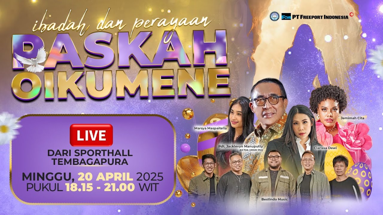 Ibadah & Perayaan Paskah 2025 di Tembagapura