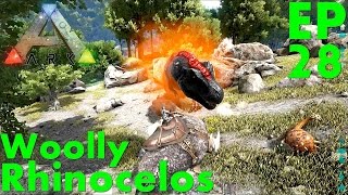 BGZ - ARK: Survival Evolved EP#28 จับเเรด Woolly Rhino