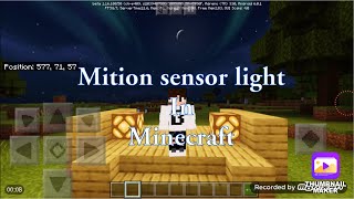 Motion sensor light (command block hack)
