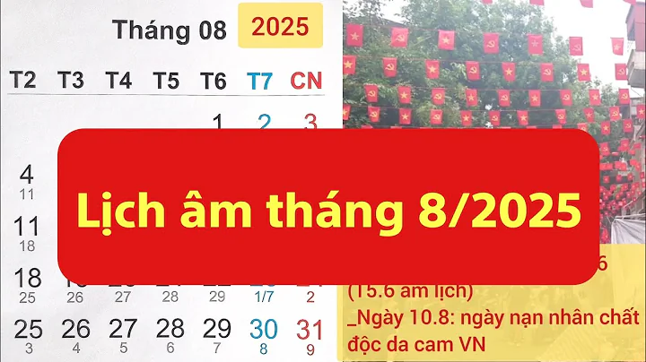 Lịch âm hôm nay bao nhiêu. Lịch âm dương tháng 8 năm 2025. Lịch vạn niên 8/2025