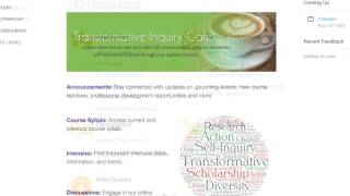 Transformative Inquiry Cafe Tour