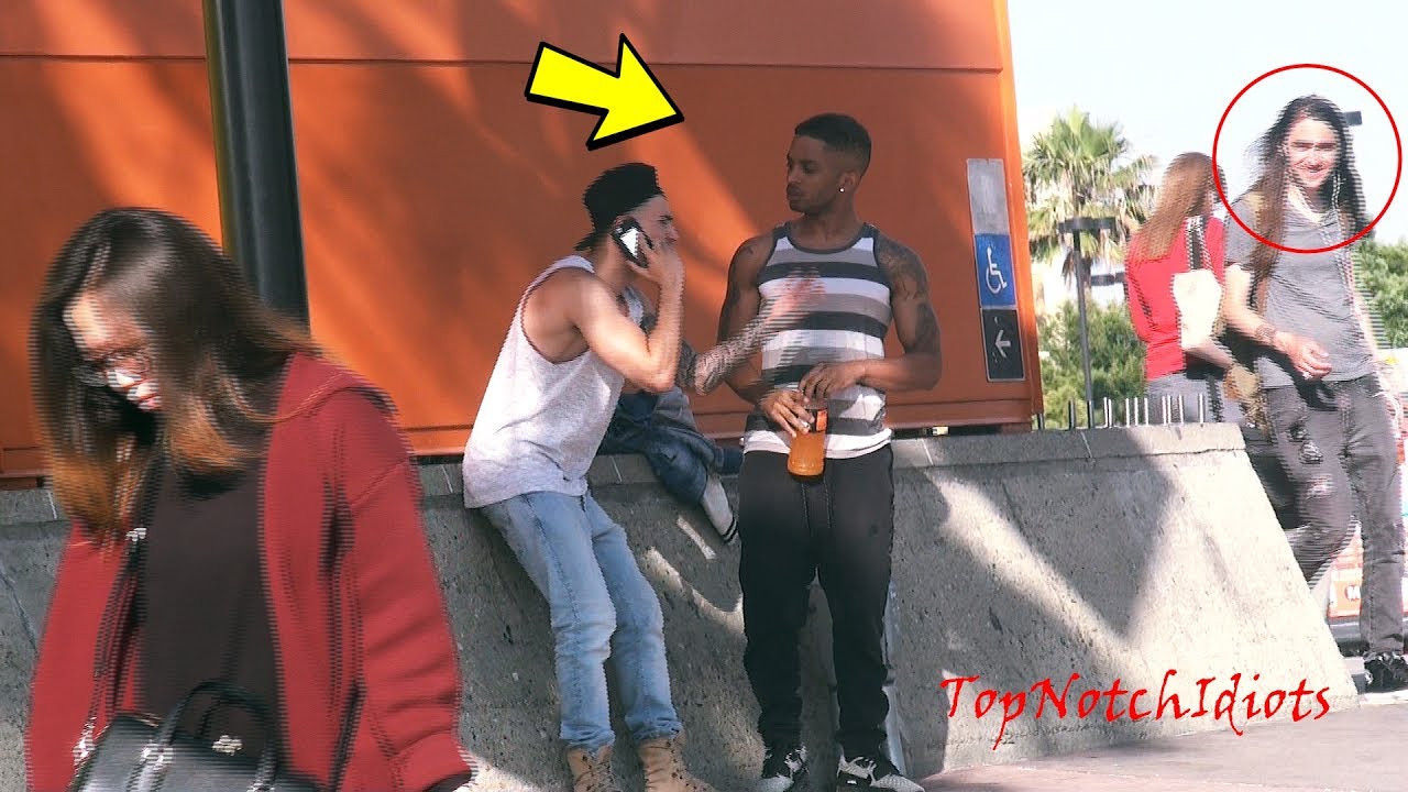 Answering Phone LOUDLY In Public Prank! Part 1 YouTube