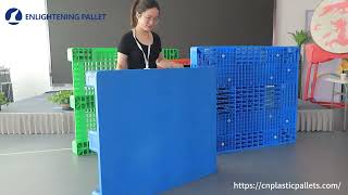 Premium Heavy-Duty Plastic Pallets: Real-Life Forklift Test & Quality Materials Showcase!