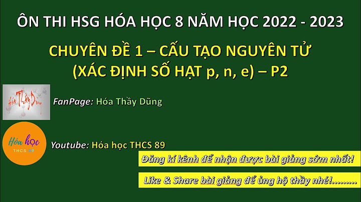 Bài tập về cấu tao nguyên tử trong đề olimpic năm 2024