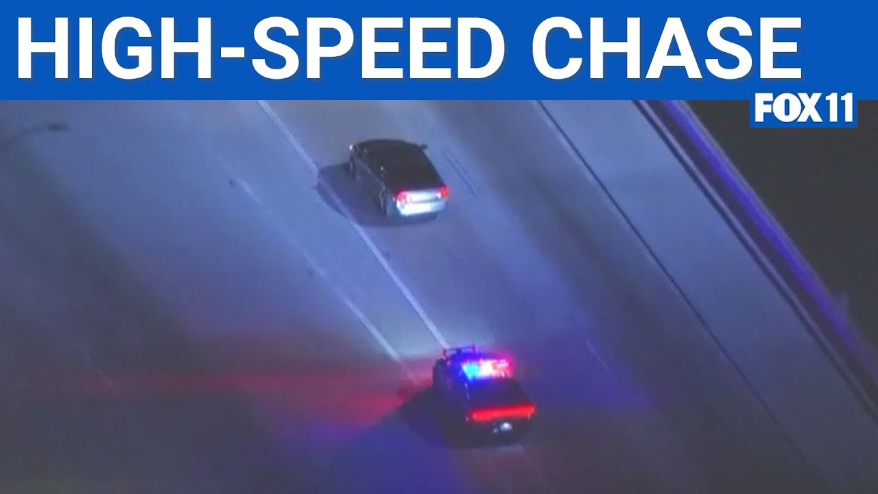 Police chase clocked at 100 mph in SGV | FOX 11 LA - YouTube