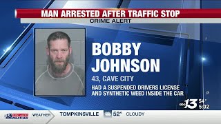 Cave City man arrested for drug, traffic offenses