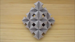 Isosceles Tetrahedron of Jessen's Orthogonal Icosahedra (Zen Magnets)