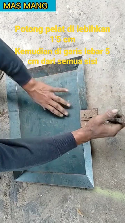 rumus bending pelat pintu panel