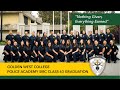 Golden west college regional criminal justice training center sibc class 63 graduation