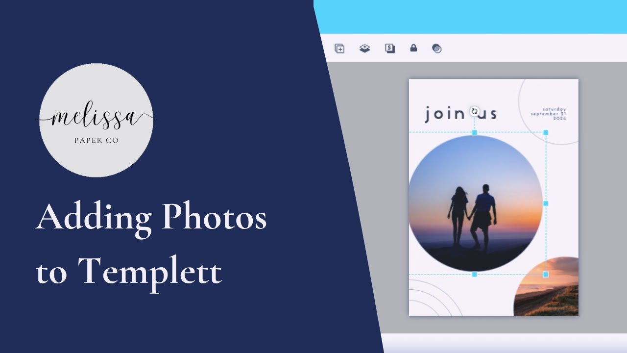 How to add Photos to a Template in Templett