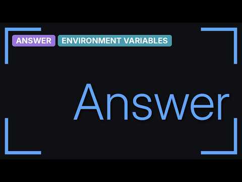 Windows XP Environment Variables (2 Solutions!!)