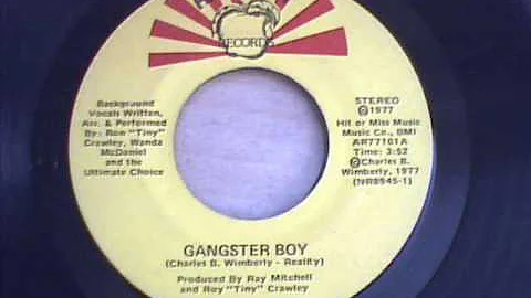 wanda mcdaniel   - gangster boy