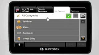 Finding a POI in a City - NAVIGON Video Tutorial screenshot 4