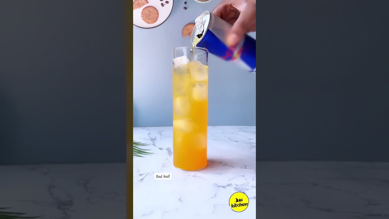 Vodka Red Bull Sunrise. 