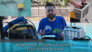 POOL CLEANING ROBOTS - Maytronics Dolphin Triton PS Pool Robot Review