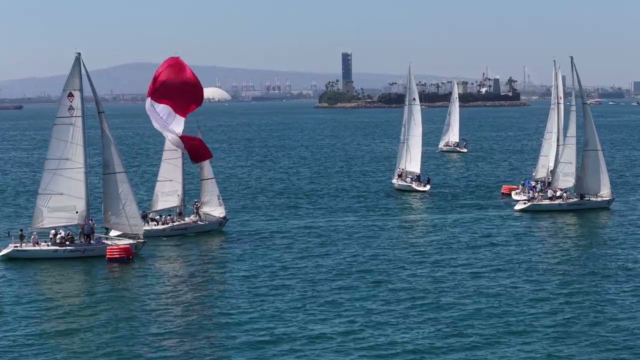⁣2026 Heroes Regatta   Race 2 leeward gate