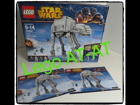 Lego Star Wars AT AT 75054 Toy Unboxing Review