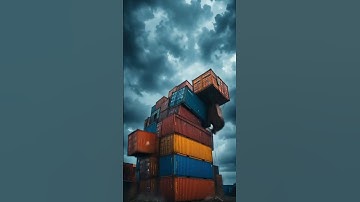 “Shipping Containers Fly as Tornado Hits Port! 🌪️😱 | Extreme Weather Caught on Camera” #ai #Tornado