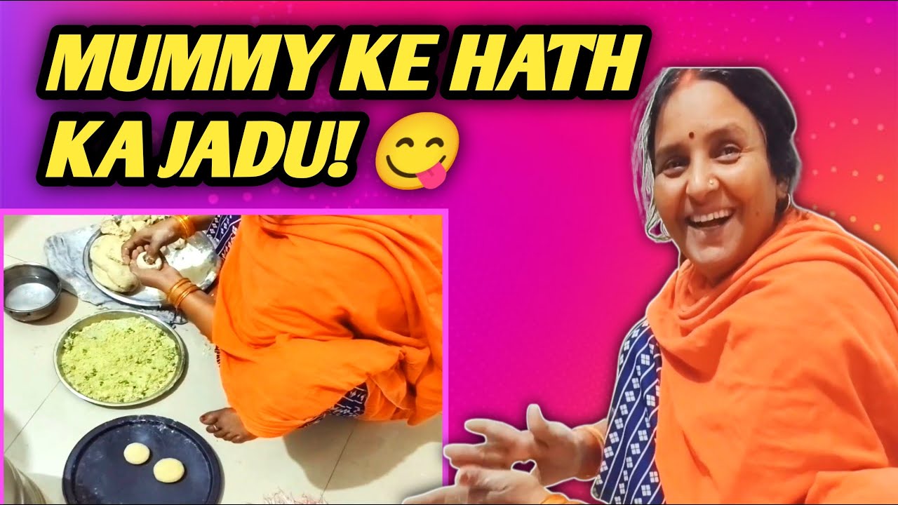 Aaj toh maze aa gaye! Mummy ne banayi garma garam Litti Chokha 🥘 